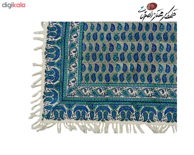 رومیزی قلمکار ممتاز اصفهان طرح بته شویدی مدل G166