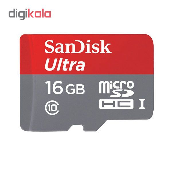 کارت حافظه microSD سن دیسک مدل Ultra کلاس 10 استاندارد UHS-I U1 سرعت 200X 30MBps ظرفیت 16 گیگابایت 