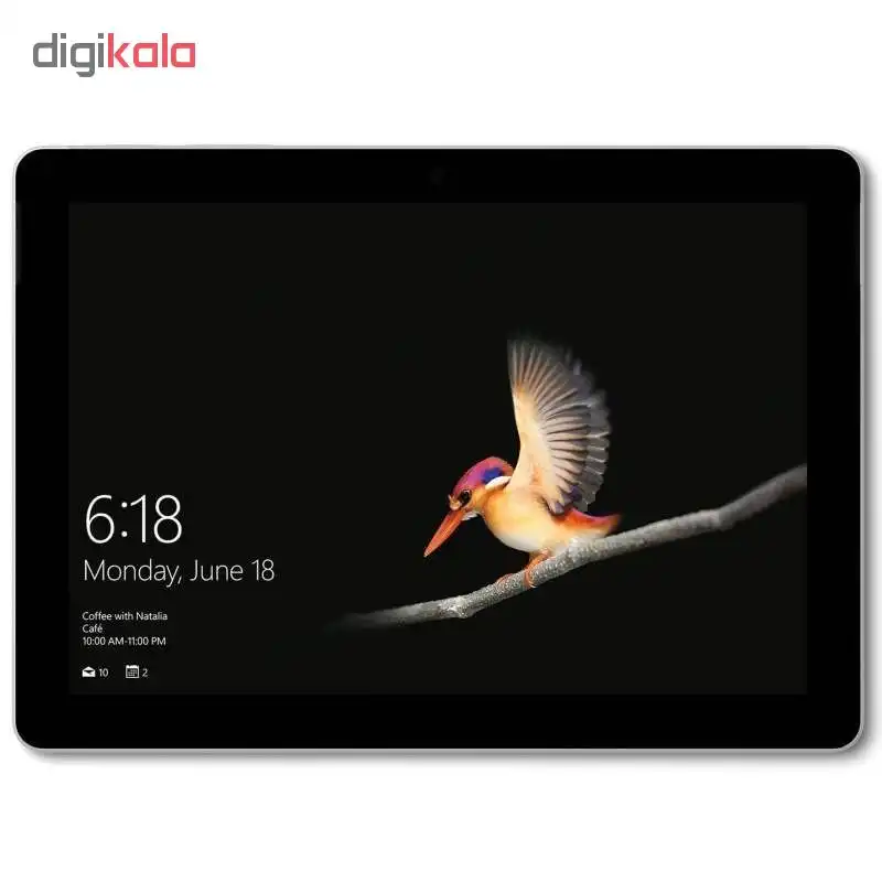 تبلت مایکروسافت مدل Surface Go - K به همراه کیبورد Black Type Cover