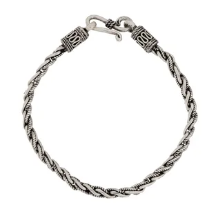 دستبند نقره اکنو مدل OK1754