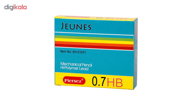 نوک مداد نوکی پییرسز کد PZW0131 مدل ژینس قطر 0.7 میلی متر بسته 24 عددی