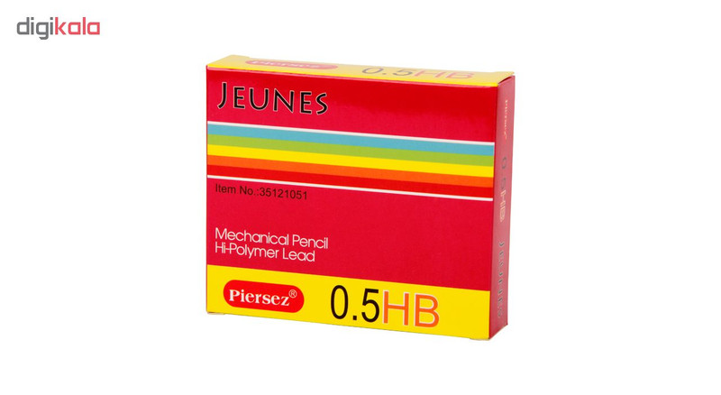 نوک مداد نوکی پییرسز کد PZW0128 مدل ژینس قطر 0.5 میلی متر بسته 24 عددی