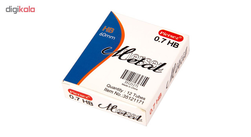 نوک مداد نوکی پییرسز کد PZW0137 مدل متال قطر 0.7 میلی متر بسته 12 عددی نوک مداد نوکی پییرسز کد PZW0137 مدل متال قطر 0.7 میلی متر بسته 12 عددی