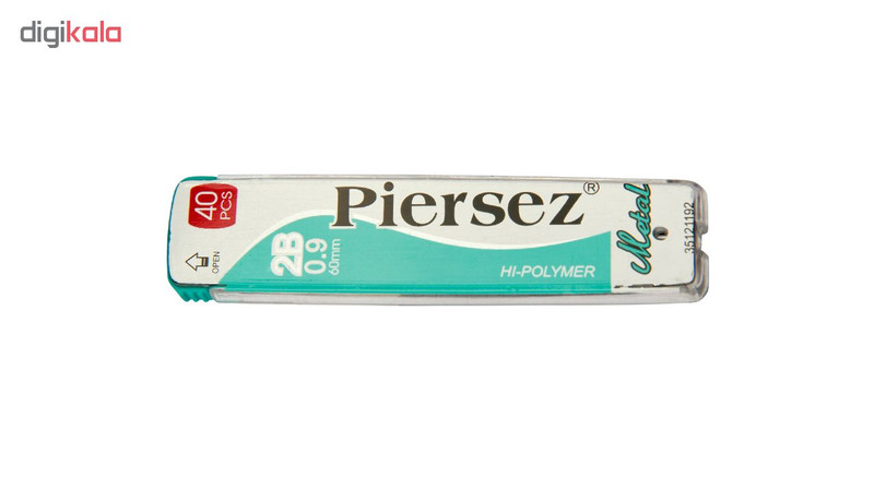 نوک مداد نوکی پییرسز کد PZW0138 مدل متال قطر 0.9 میلی متر بسته 12 عددی