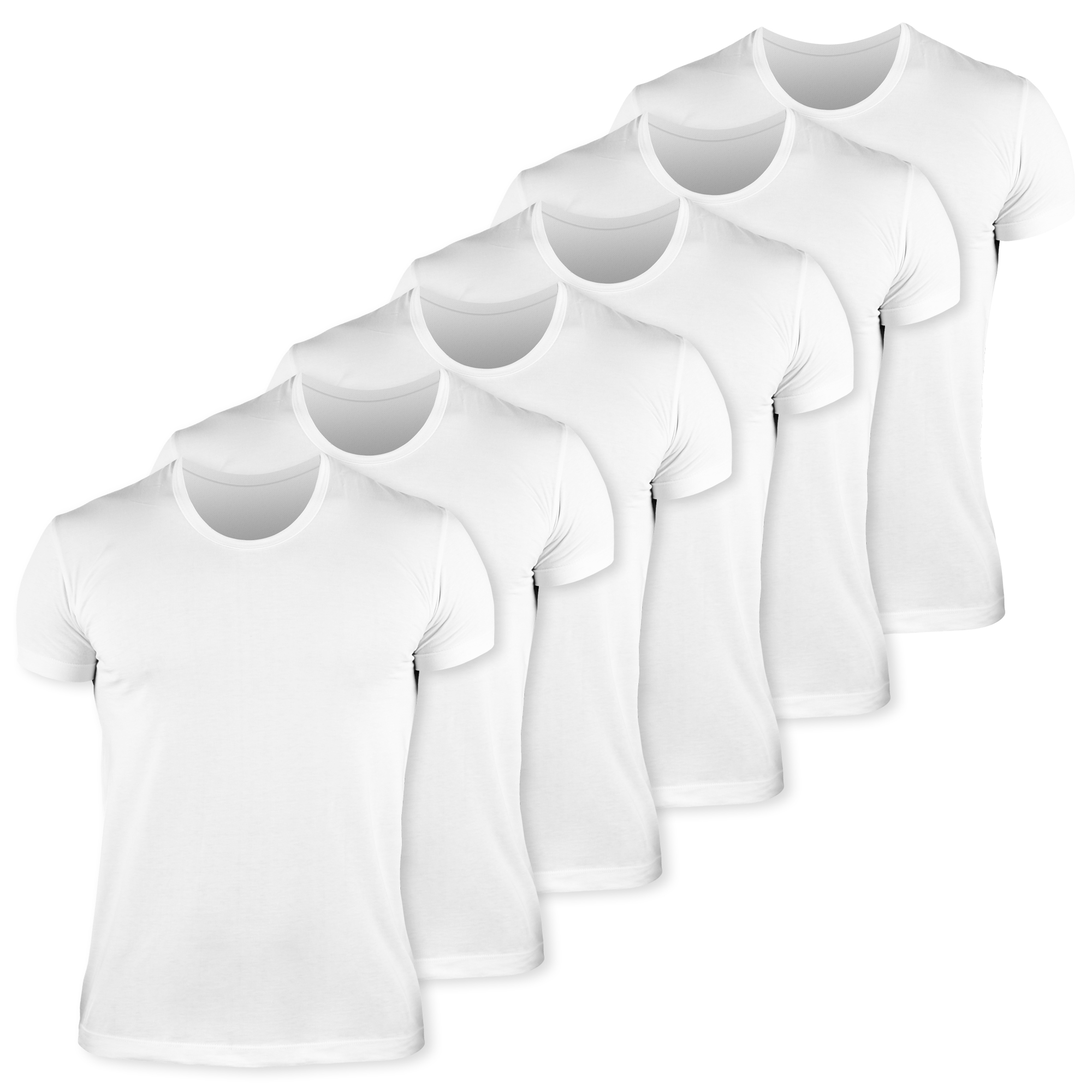 زیرپوش مردانه کیان تن پوش مدل U Neck Shirt Classic W مجموعه 6 عددی