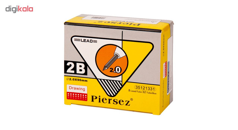 نوک مداد نوکی پییرسز کد PZW0139 قطر 2 میلی متر بسته 32 عددی نوک مداد نوکی پییرسز کد PZW0139 قطر 2 میلی متر بسته 32 عددی