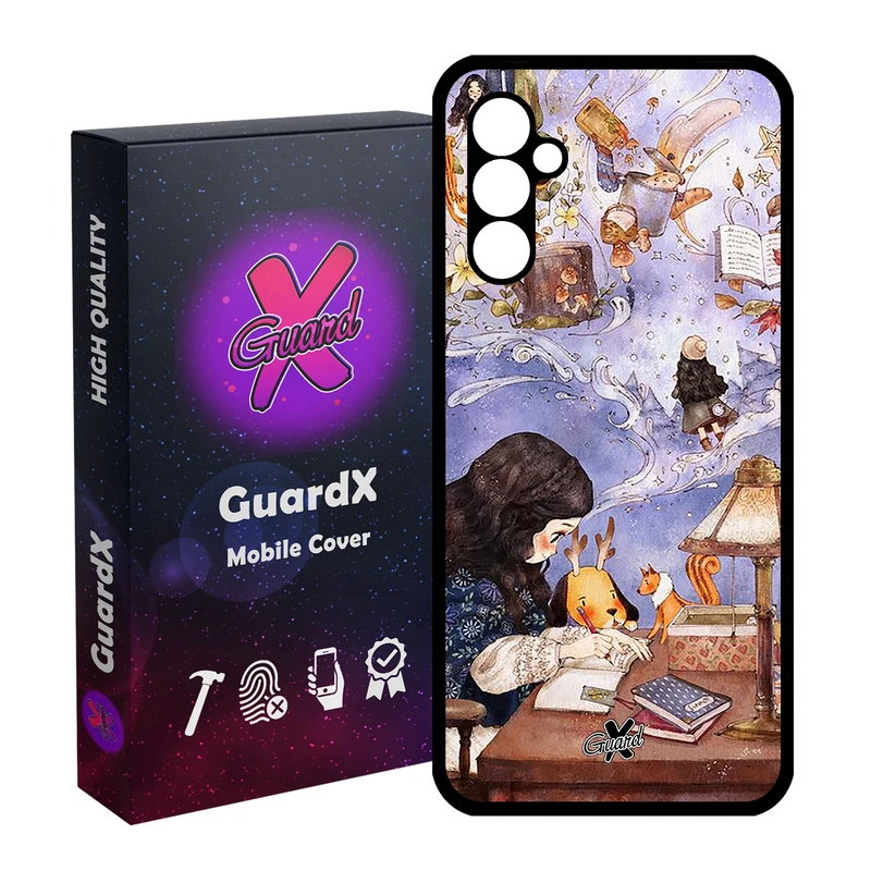 کاور گارد ایکس طرح دختر مدل Glass10293 مناسب برای گوشی موبایل سامسونگ Galaxy A24/A24 4G/M34 5G