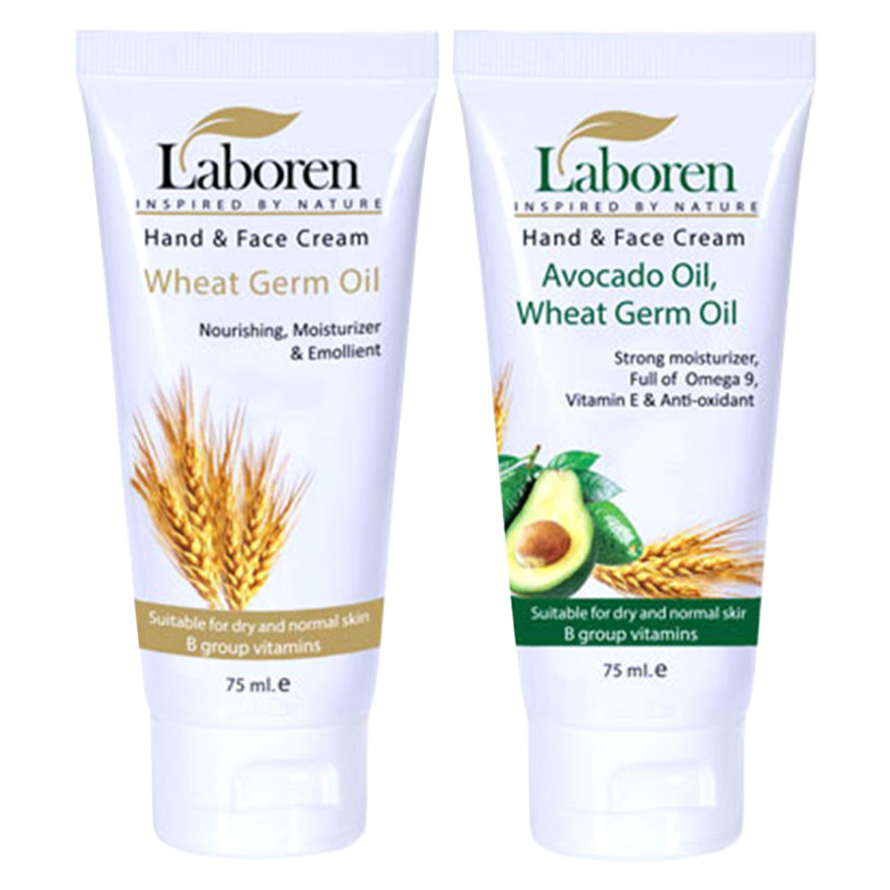 مجموعه کرم مرطوب کننده لابورن مدل Avacado & Wheat مجموعه 2 عددی