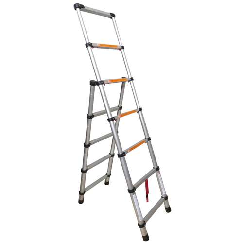 نردبان تلسکوپی تاشو مدل Telescopic Combi Ladder 2m