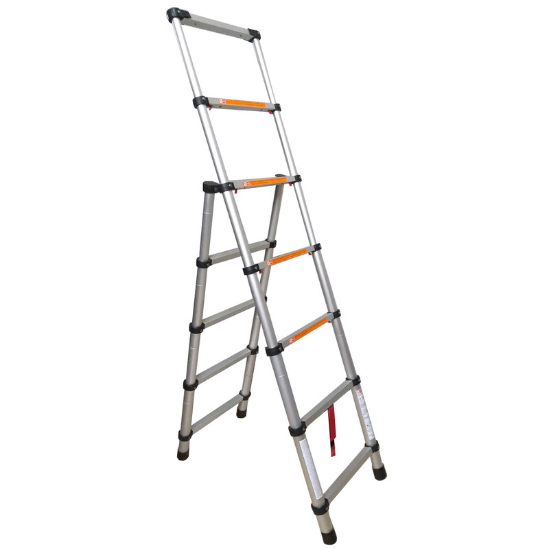 نردبان تلسکوپی تاشو مدل Telescopic Combi Ladder 2m