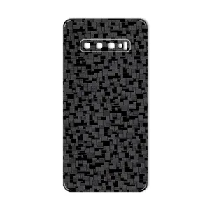 MAHOOT Silicon-Texture Cover Sticker for Samsung Galaxy S10 PLUS