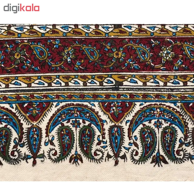 رومیزی قلمكار ممتاز اصفهان طرح گلدان مدل G168