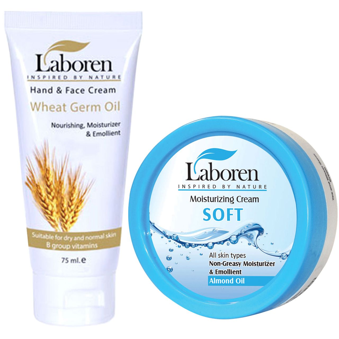 مجموعه کرم مرطوب کننده لابورن مدل Wheat Soft مجموعه 2 عددی -  - 1