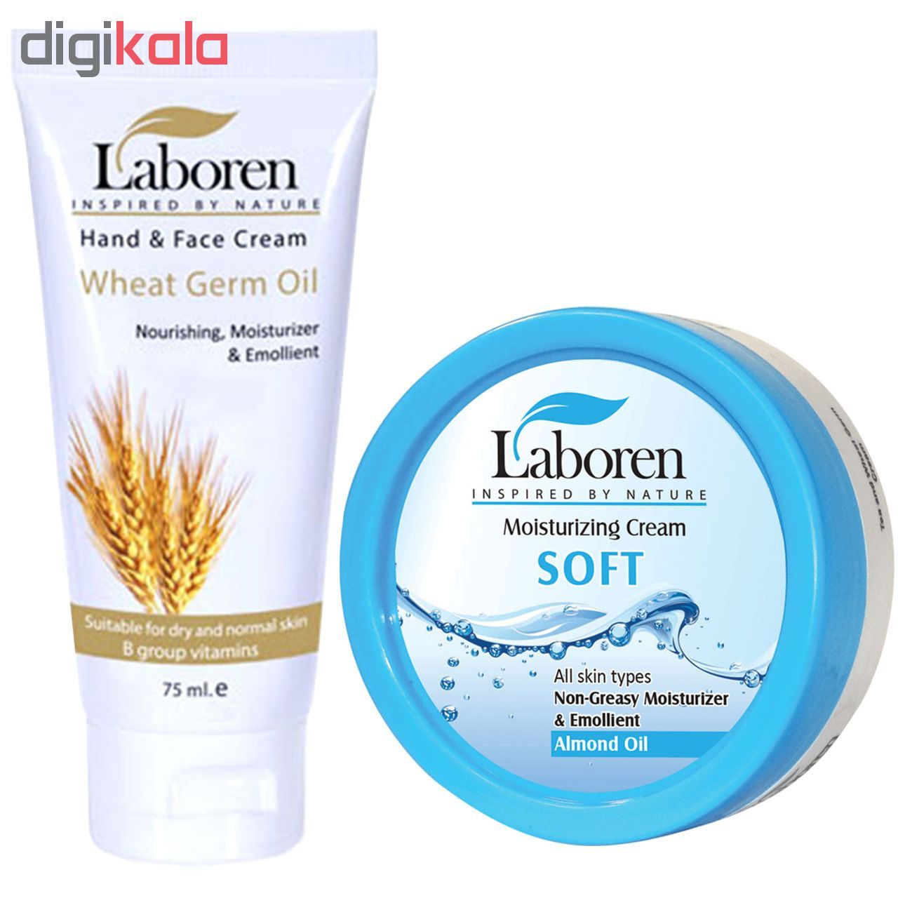 مجموعه کرم مرطوب کننده لابورن مدل Wheat Soft مجموعه 2 عددی -  - 2