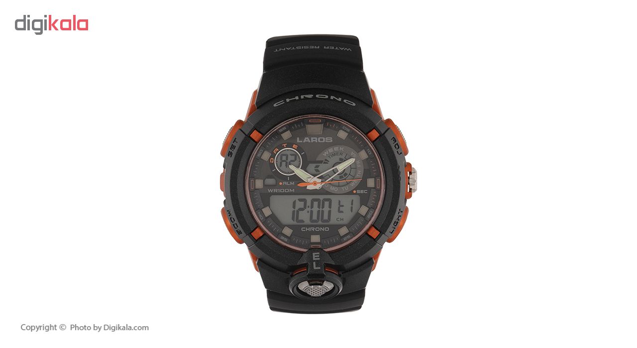 ساعت مچی دیجیتال مردانه لاروس مدل RT656