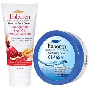 مجموعه کرم مرطوب کننده لابورن مدل Classic Pomegranate مجموعه 2 عددی