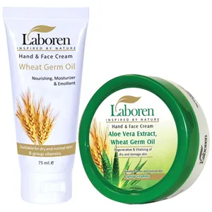 مجموعه کرم مرطوب کننده لابورن مدل Aloe Vera Wheat مجموعه 2 عددی حجم 150 میلی لیتر