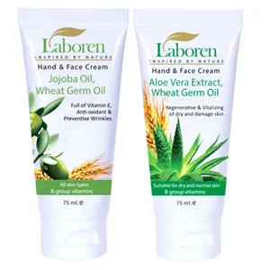 مجموعه کرم مرطوب کننده لابورن مدل Aloe Vera & Jojoba مجموعه 2 عددی 150 میلی لیتر