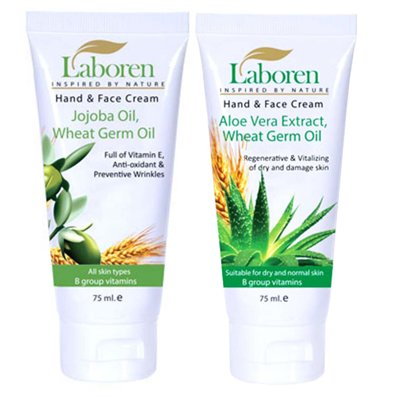 مجموعه کرم مرطوب کننده لابورن مدل Aloe Vera & Jojoba مجموعه 2 عددی 150 میلی لیتر
