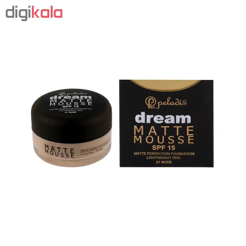 کرم پودر فشرده گریم پارس پلادیس سری Matte Mousse شماره 304