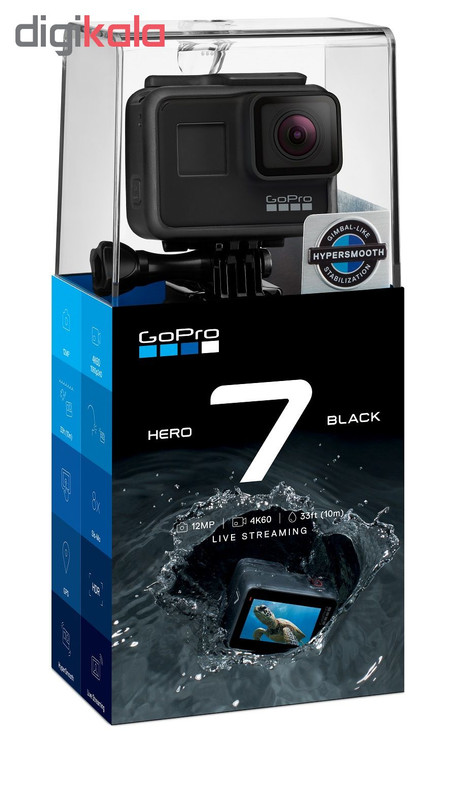 دوربین فیلم برداری ورزشی گوپرو مدل HERO7 Black Quick Stories به همراه لوازم جانبی پلوز
