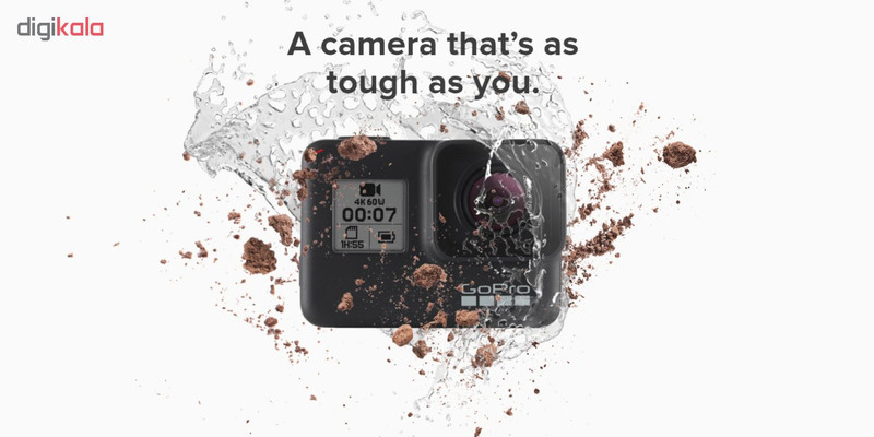 دوربین فیلم برداری ورزشی گوپرو مدل HERO7 Black Quick Stories به همراه لوازم جانبی پلوز