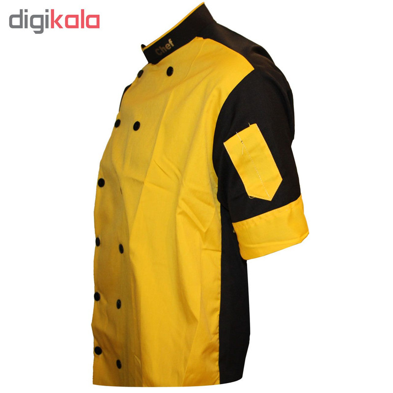 لباس کار مدل چف IGD رنگ زرد