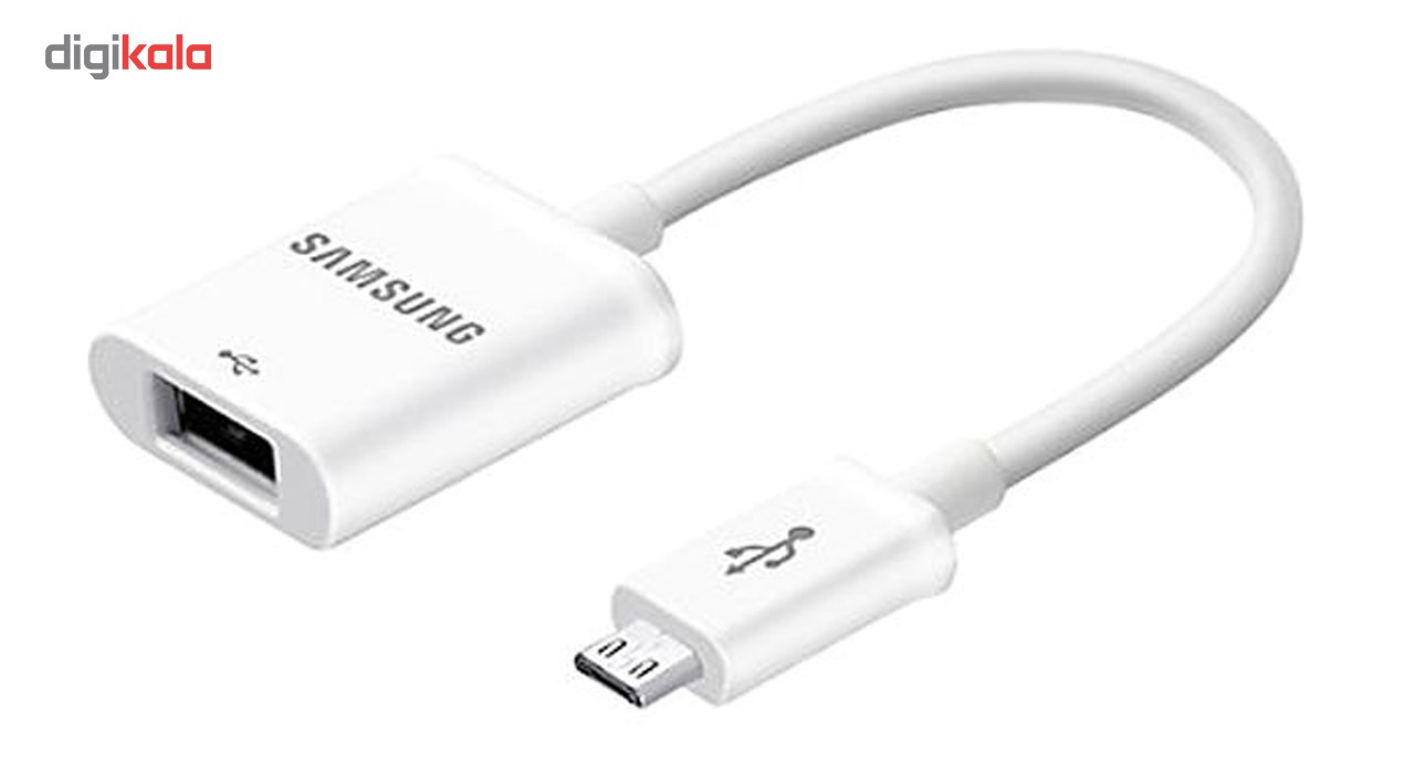کابل تبدیل microUSB به USB OTG سامسونگ مدل ET-R205 طول 15 سانتی متر