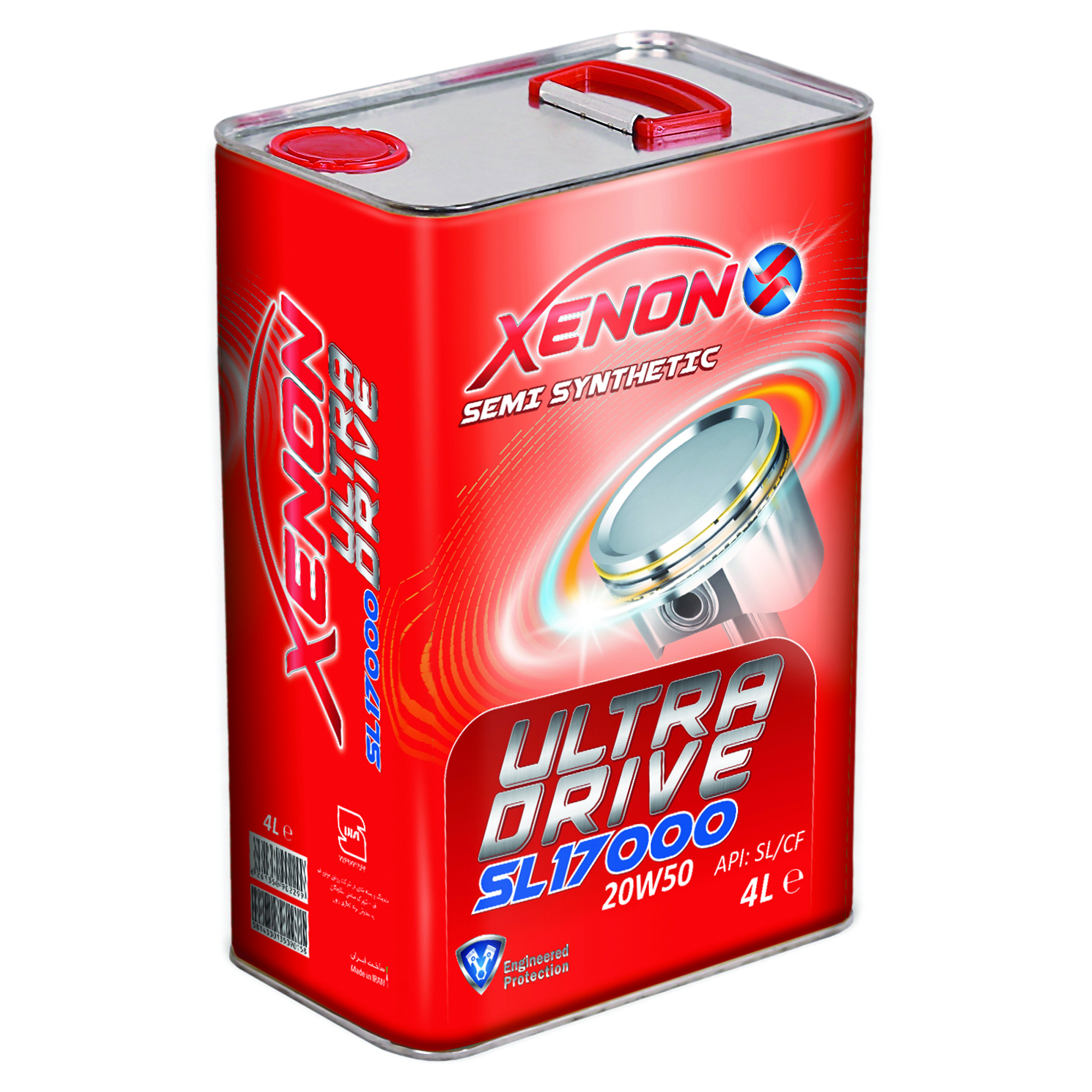 روغن موتور خودرو زنون مدل Ultra Drive 17000 حجم 4000 میلی لیتر