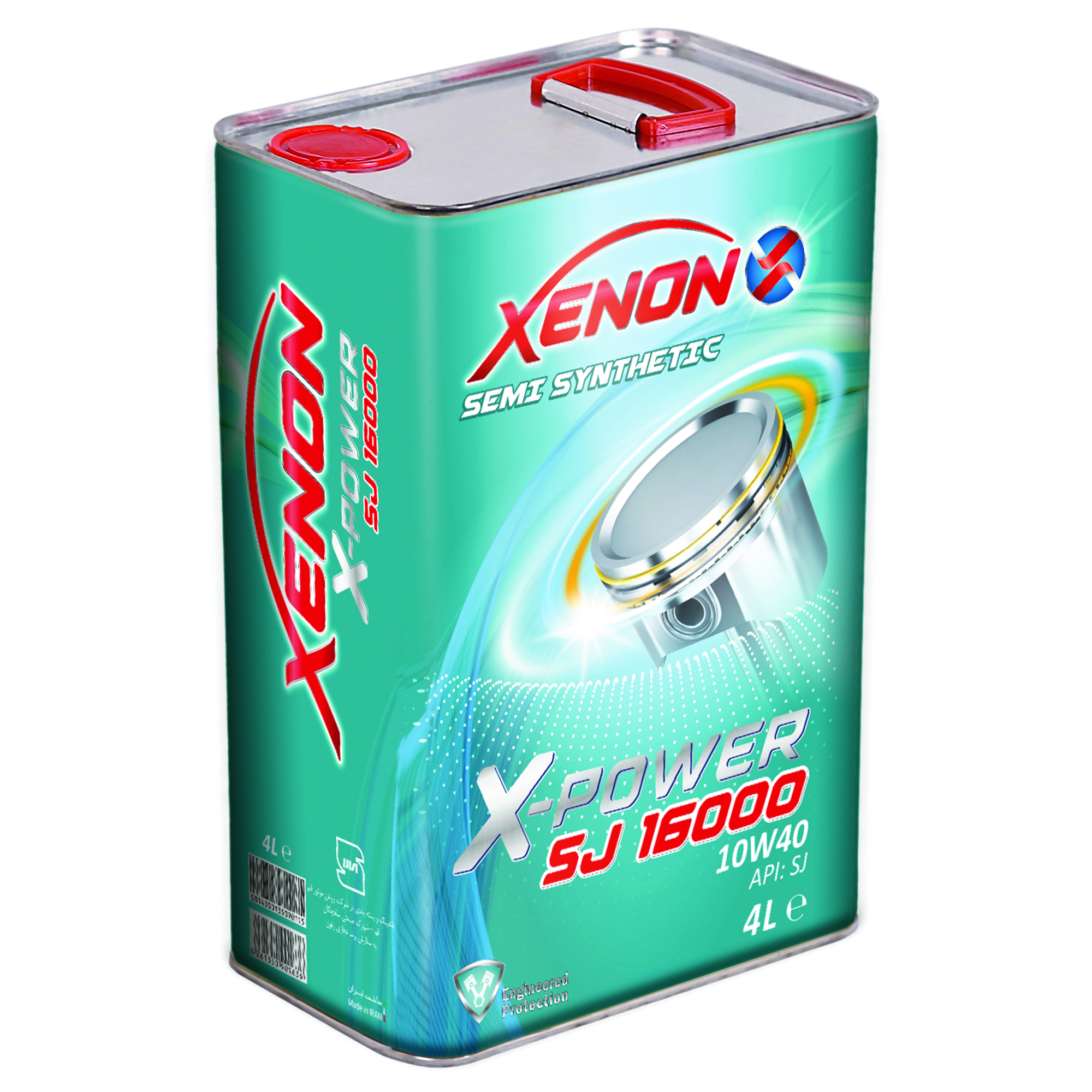 روغن موتور خودرو زنون مدل XPower 16000 حجم 4000 میلی لیتر