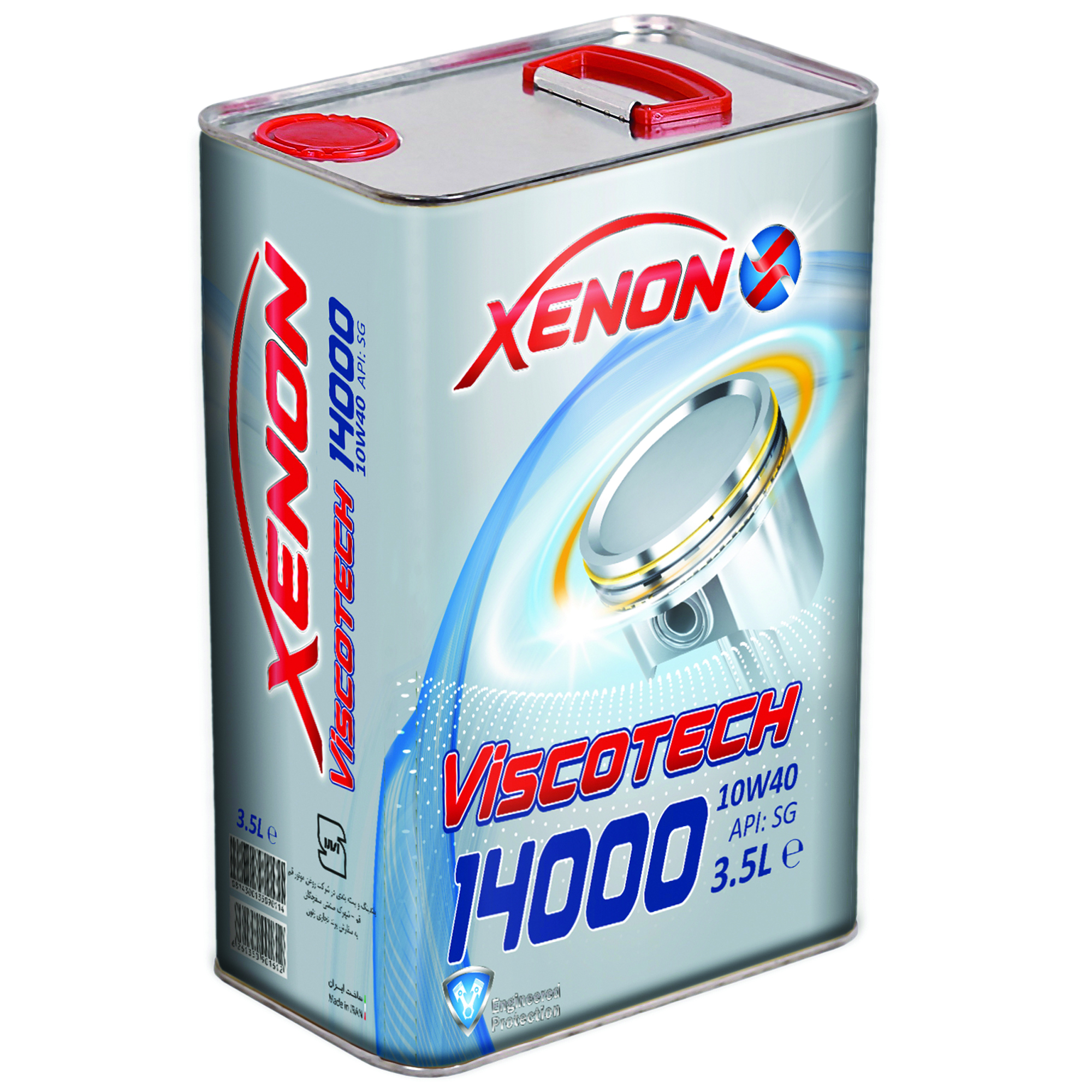 روغن موتور خودرو زنون مدل Viscotech14000 حجم 3500 میلی لیتر