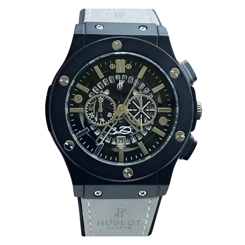 ساعت مچی عقربه‌ای کوارتز مردانه مدل اسپرت تک موتوره صفحه اسکلتون کد ۱.۳