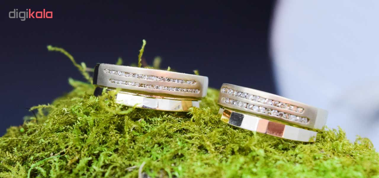 ست حلقه طلا 18 عیار کانیار گالری مدل M11