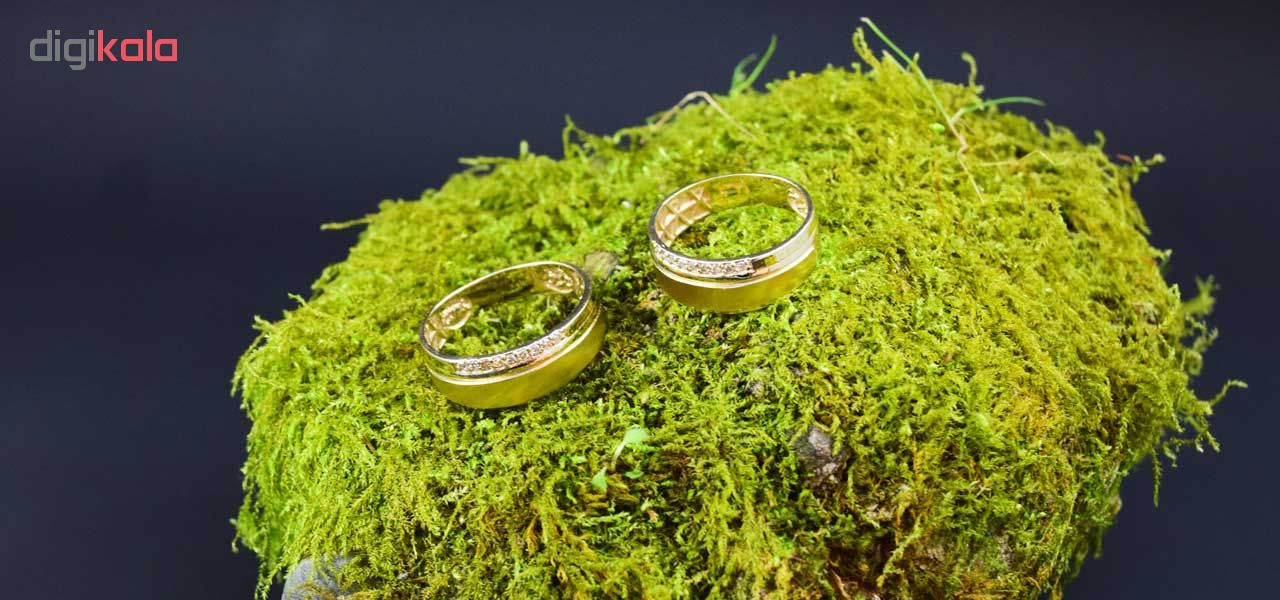 ست حلقه طلا 18 عیار کانیار گالری مدل M026