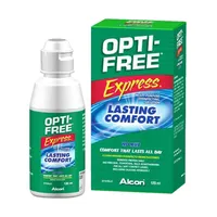 محلول شستشوی لنز اپتی فری مدل Opti Free Express حجم 120 میلی لیتر
