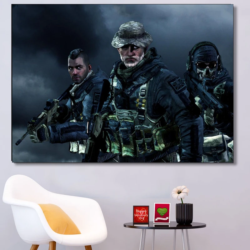 تابلو شاسی گالری استاربوی طرح بازی Call Of Duty مدل Game 14