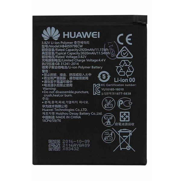 باتری موبایل مدل HB405979ECW ظرفیت 3020 میلی آمپر ساعت مناسب برای گوشی هوآوی Y5 2017