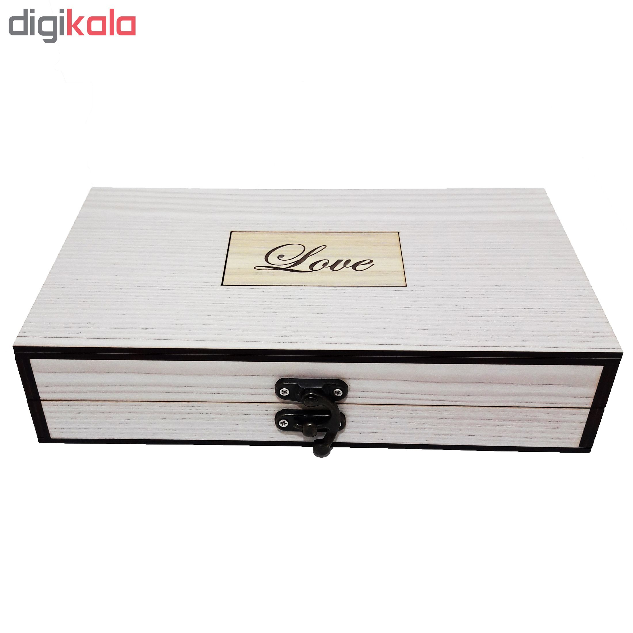 جعبه هدیه چوبی کادو آیهان باکس مدل 46