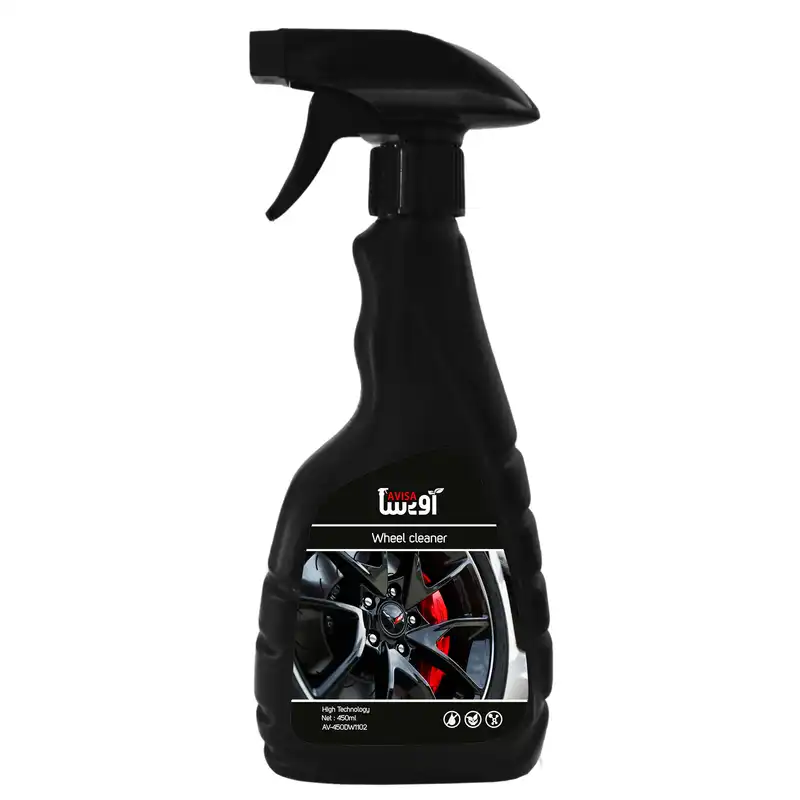 اسپری تمیزکننده رینگ خودرو آویسا مدل AV-450DW1102 حجم 450 میلی لیتر