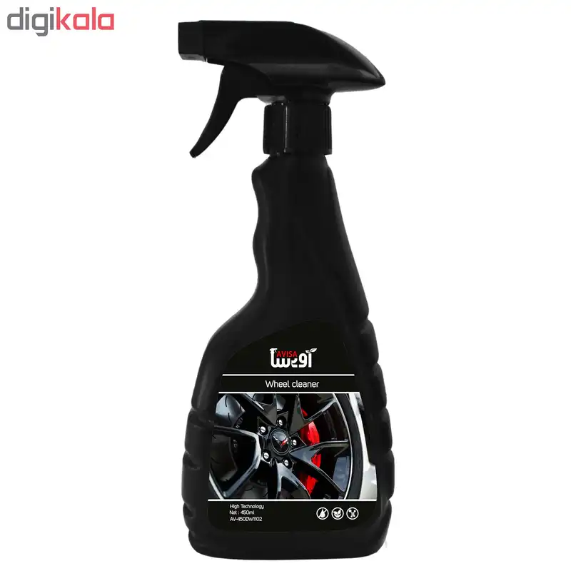 اسپری تمیزکننده رینگ خودرو آویسا مدل AV-450DW1102 حجم 450 میلی لیتر