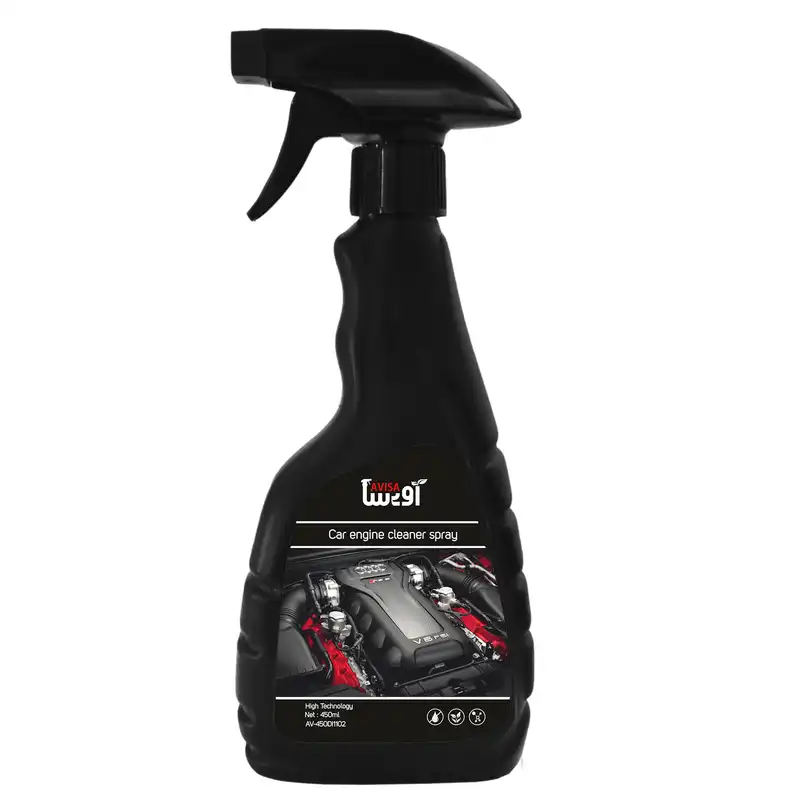 اسپری تمیزکننده موتور خودرو آویسا مدل AV-450DE1102 حجم 450 میلی لیتر