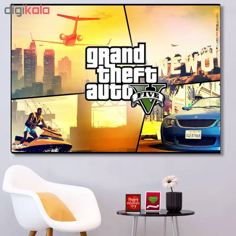 تابلو شاسی گالری استاربوی مدل بازی GTA V کد Game 16