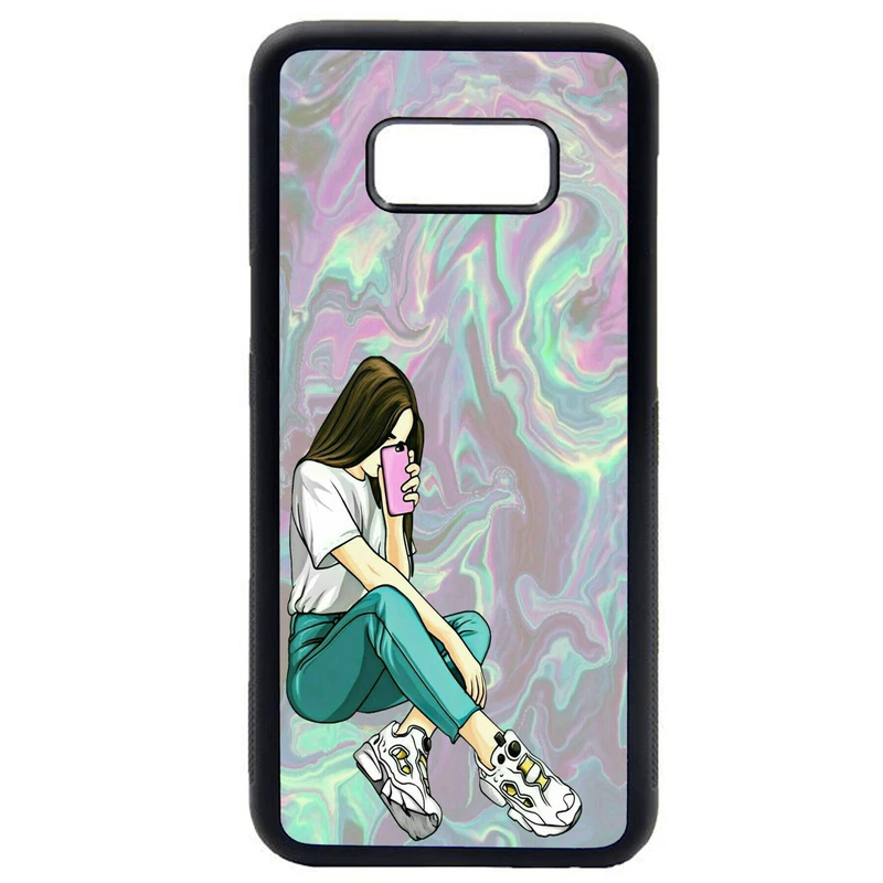 کاور طرح دخترانه کد 8141 مناسب برای گوشی موبایل سامسونگ galaxy s8 plus