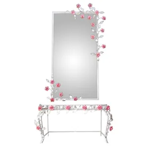 آینه و کنسول طرح گل کد 01