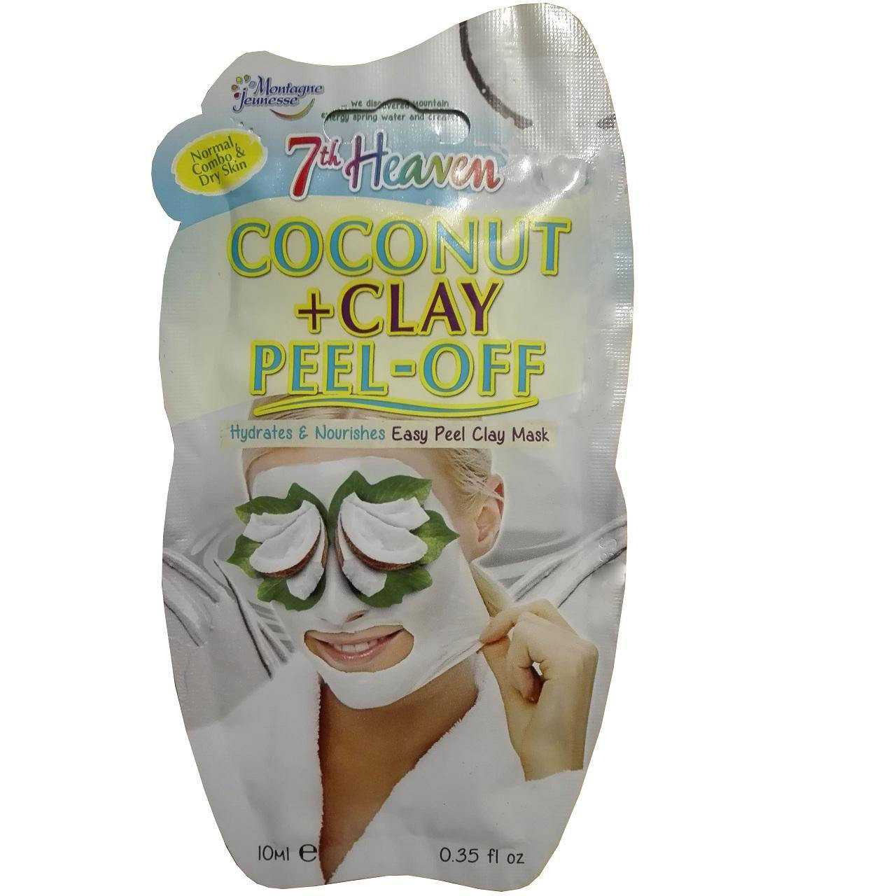 ماسک صورت مونته ژنه سری 7th Heaven مدل coconut&clay حجم 10 میلی لیتر