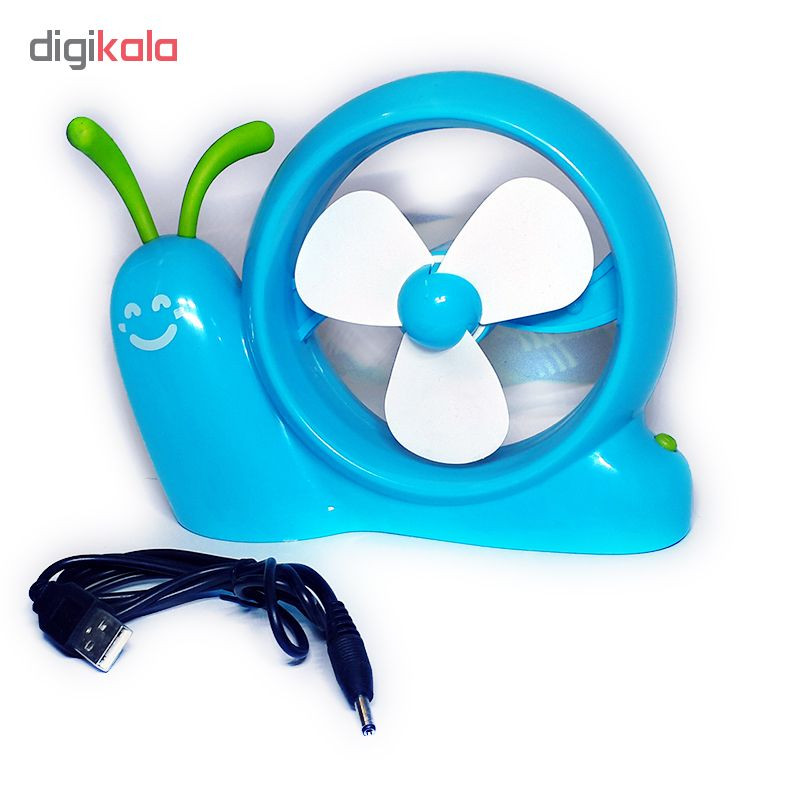 پنکه رومیزی طرح حلزون کد 990