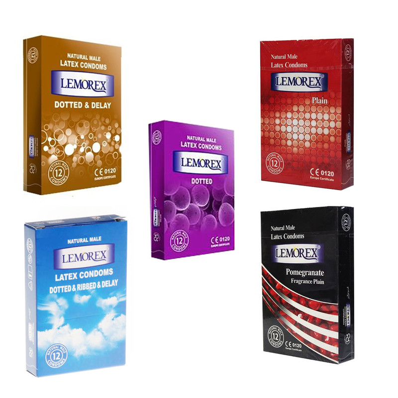 کاندوم لیمورکس مدل 5BK مجموعه 5 عددی