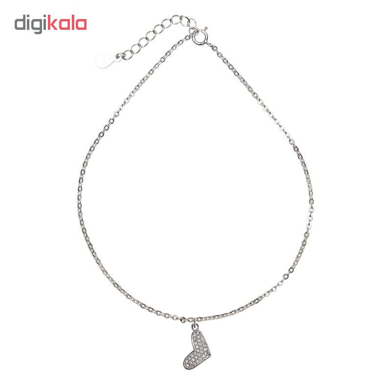 پابند نقره زنانه شهر جواهر مدل SJS-AN034