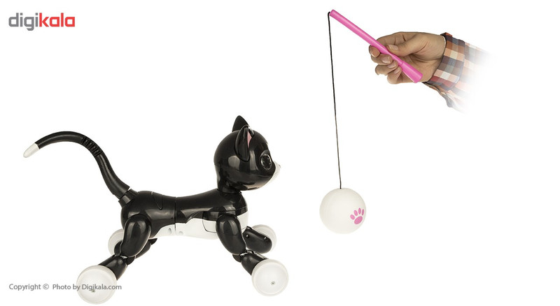 ربات گربه هوشمند اسپین مستر مدل Zoommer Kitty