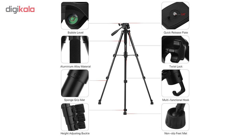 سه پایه کینگ جوی مدل VT-880